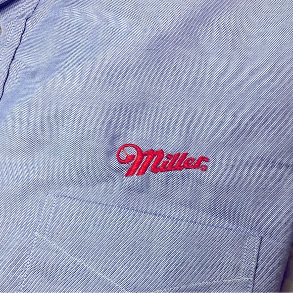 3 for $30 Miller Beer Button Down Short Sleeve - Picture 4 of 6